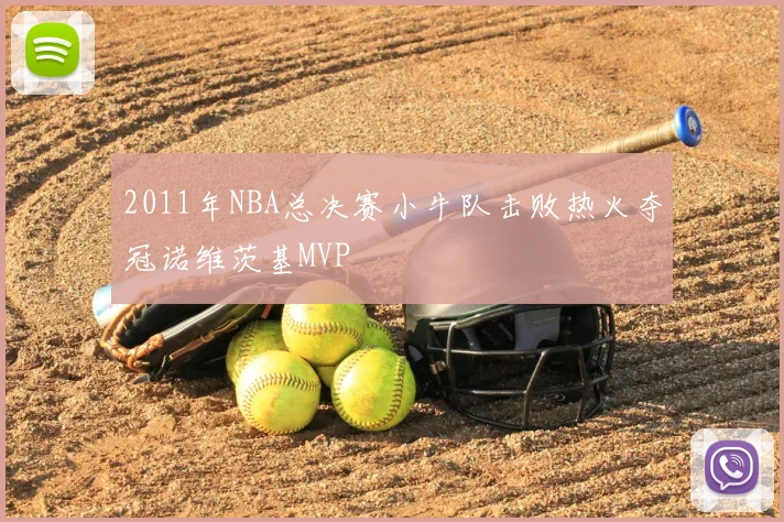 2011年NBA总决赛小牛队击败热火夺冠诺维茨基MVP